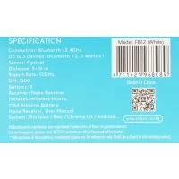 Мышь A4Tech Fstyler FB12 (белый) фото 11